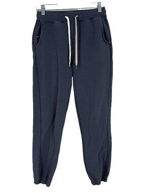 Vuori Women XS Laguna Lounge Pant 2 Azure Blue Jogger Athletic Active WASH WEAR